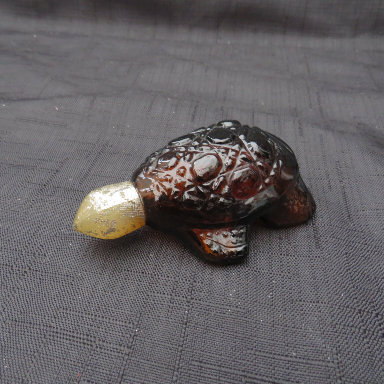 Vintage Avon Brown Glass Turtle Perfume Empty Bottle - Etsy