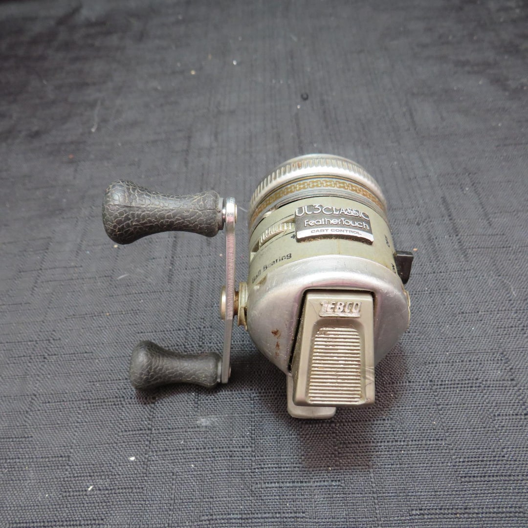 Vintage Zebco UL3 Classic Feathertouch Fishing Reel - Etsy
