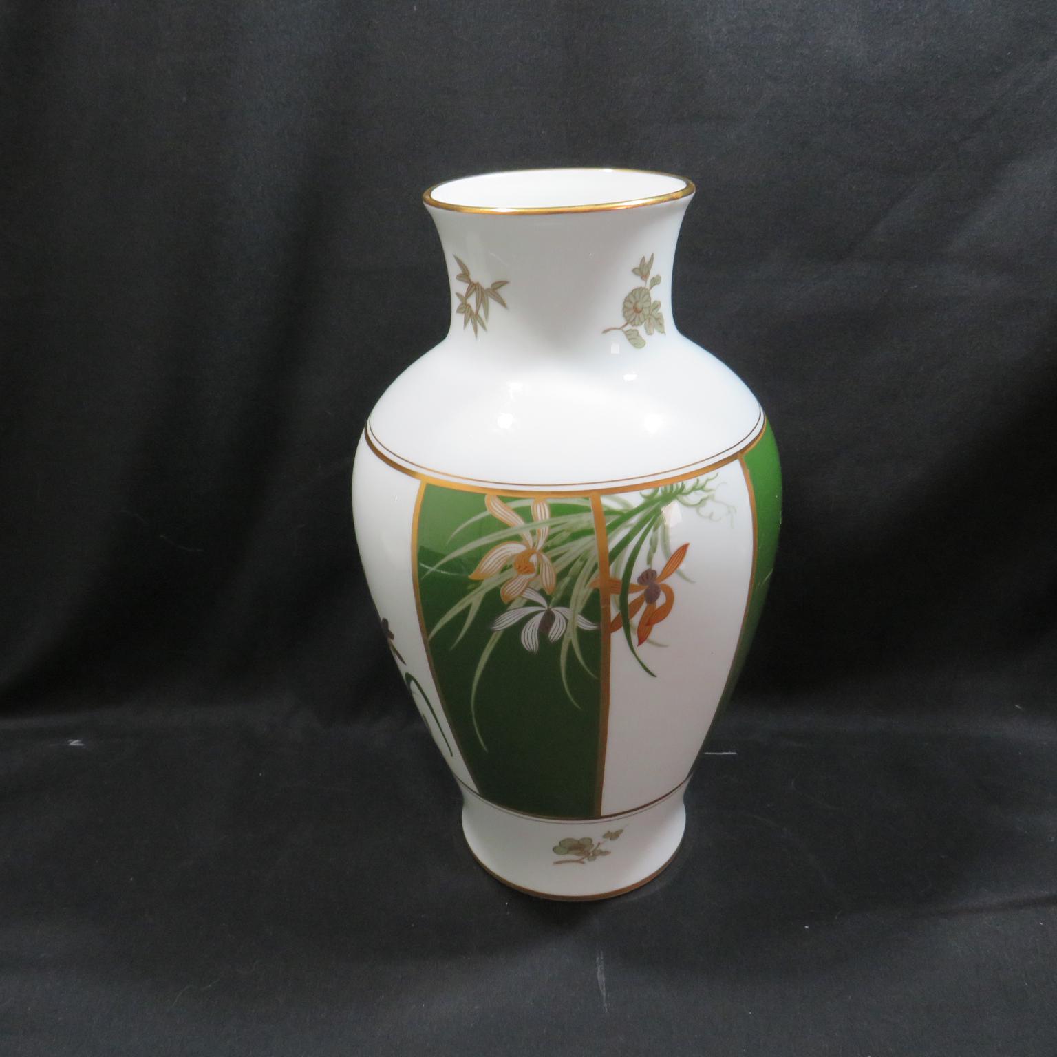 Vintage Okura Art of Japan by Franklin Mint the Noble Orchid