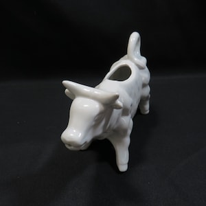 Vintage White Porcelain Cow Creamer Jug