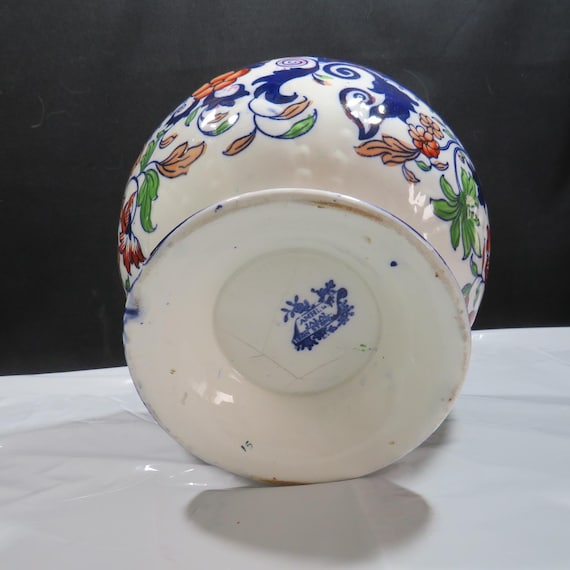 2 X Antique Amherst Japan Hand-painted Ironstone Bowls - Etsy