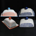 Nicola Spring Hand Printed Stoneware Butter Dish