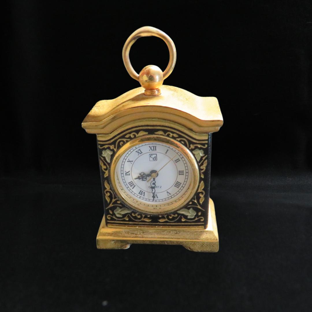 Vintage Credan SA Damasquinado Toledo 24K Gold Miniature Mantel