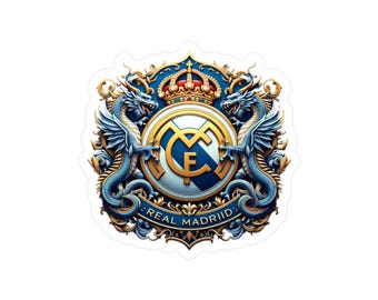 Real Madrid Cut Vinyl Decals Sticker