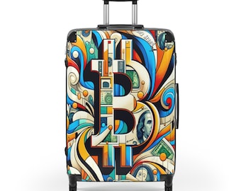 Suitcase Bitcoin Art
