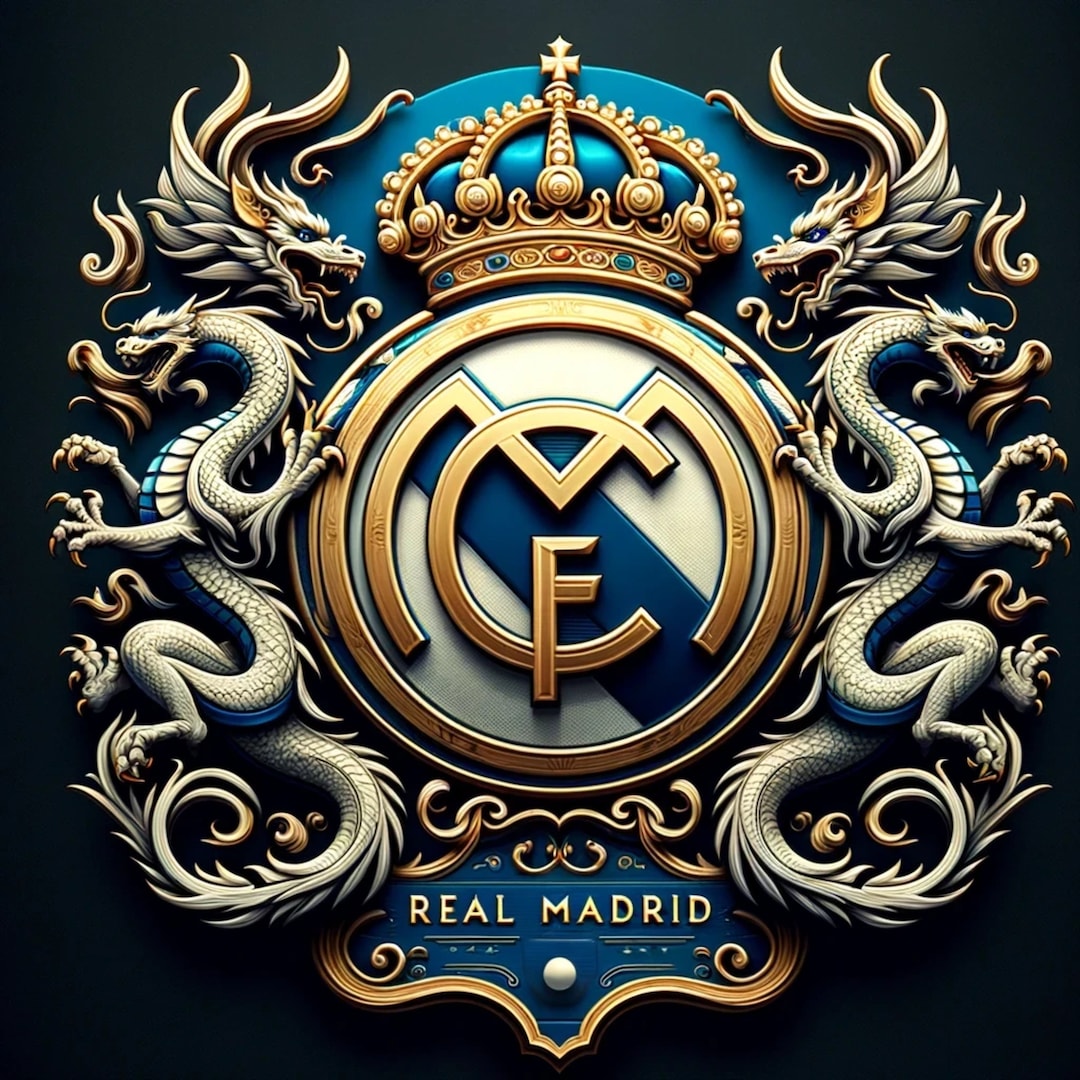 Real Madrid PNG y JPG Etsy España
