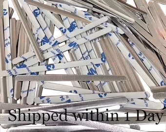 Nose Wire | Metal Nose Bridge Wire with Glue for Face Mask | 3M Adhesive tape Aluminum Metal Nose Bridge Bar | Fast Delivery