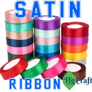 Satin Ribbon | 100 Yard Per Roll | Double Face Ribbon | 1.5 inches wide