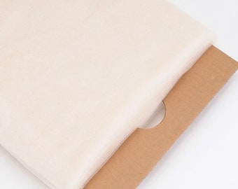 Ivory Premium Tulle Fabric 54” Wide | Tutu fabric | Wedding decoration fabric | Veils | Bridal party | Party decorations
