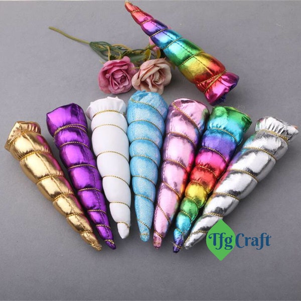 3", 5" and 7" Unicorn Horn | Metallic Unicorn Horn | Unicorn Costume | Unicorn Party | Unicorn Birthday