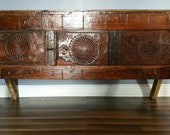 Antique Tribal Dowry Chest. Circa 1900