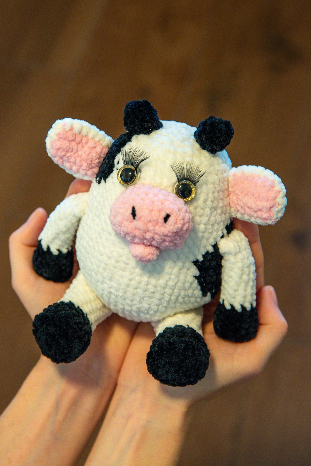 Amigurumi Cute Plush Cow Crochet Pattern Etsy