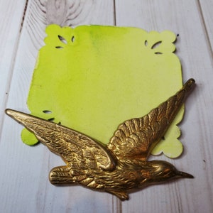 Primavera, pittura ad acquerello opaca fatta a mano per pittura, tecnica mista, scrapbooking su carta e stampaggio.