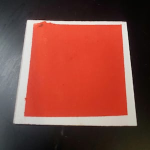 Cardinal,handmade watercolor paint for painting and calligraphy.