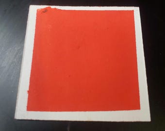 Kardinaal, handgemaakte aquarelverf voor schilderen en kalligrafie.