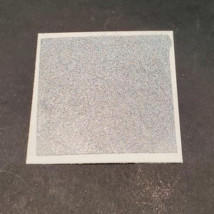 Platino, cromato, metallizzato, luccicante, pittura ad acquerello fatta a mano per pittura, tecniche miste, scrapbooking su carta e timbratura.