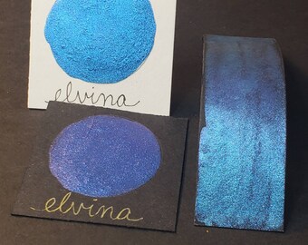 Lust, Metallic, shimmering, handmade watercolor paint for painting