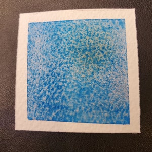 Vero blu manganese, pittura ad acquerello fatta a mano.