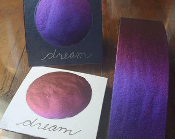 Dream,a super shift Metallic, shimmering, handmade watercolor paint.
