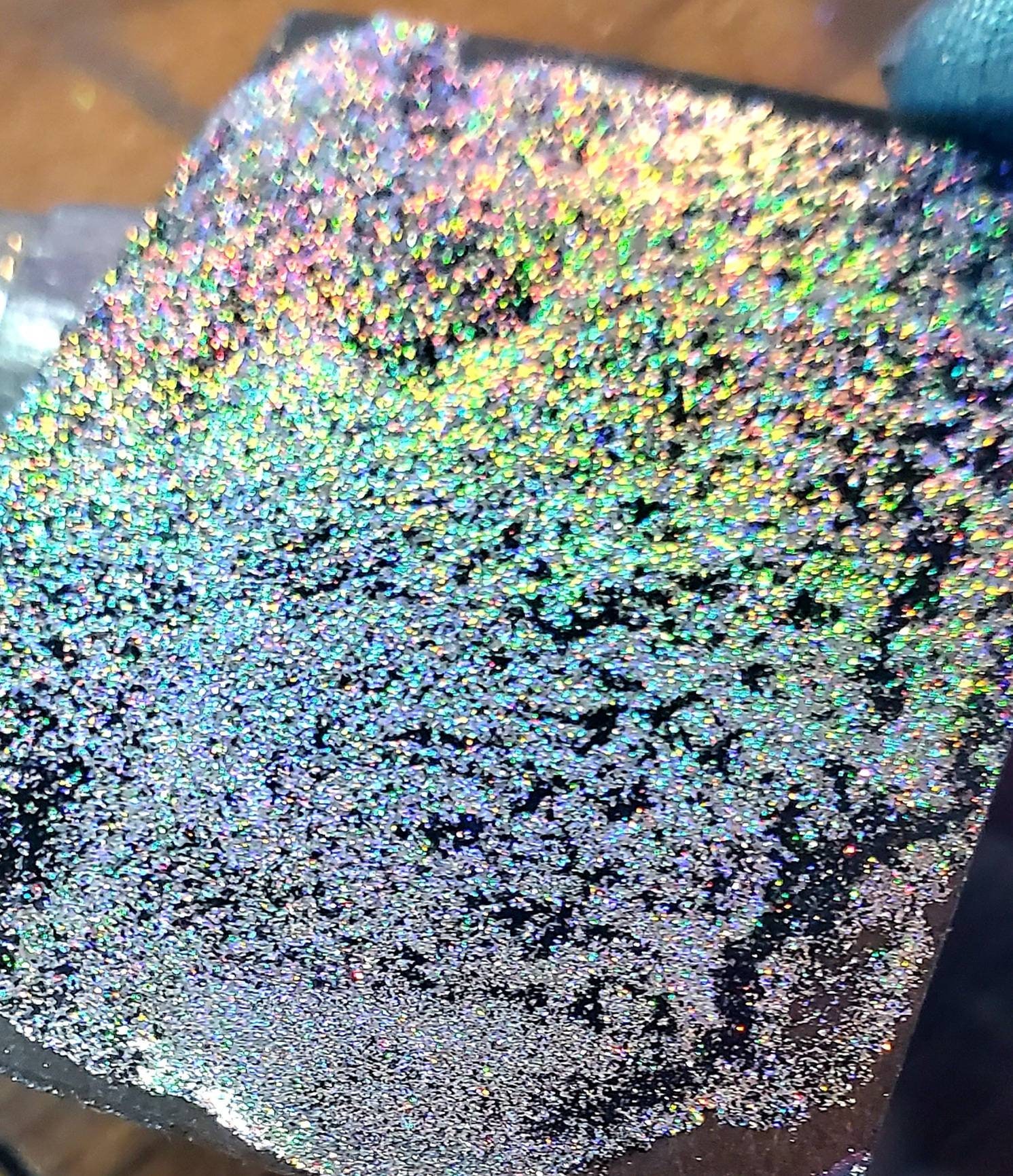 Hello Fabulous, holographic, Metallic, shimmering, handmade watercolor