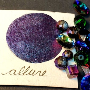 Allure, Metallic, scintillante, vernice ad acquerello fatto a mano per la pittura, supporti misti e carta scrapbooking, e stampaggio.