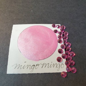 Mingo! Mingo! Vernice ad acquerello metallizzata, scintillante e fatta a mano per la pittura, i supporti misti e la scrapbooking della carta e la calligrafia