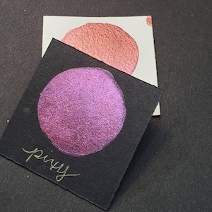 Pixy, colorshifting, Metallic, luccicante, vernice ad acquerello fatta a mano per pittura, tecnica mista e scrapbooking di carta e stampaggio.