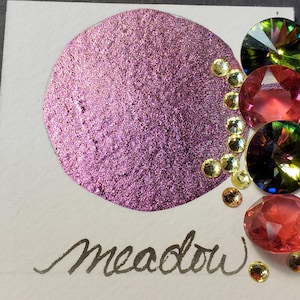 Prato, metallico, scintillante, vernice ad acquerello fatto a mano per la pittura, carta mista papercrafting e calligrafia lettering