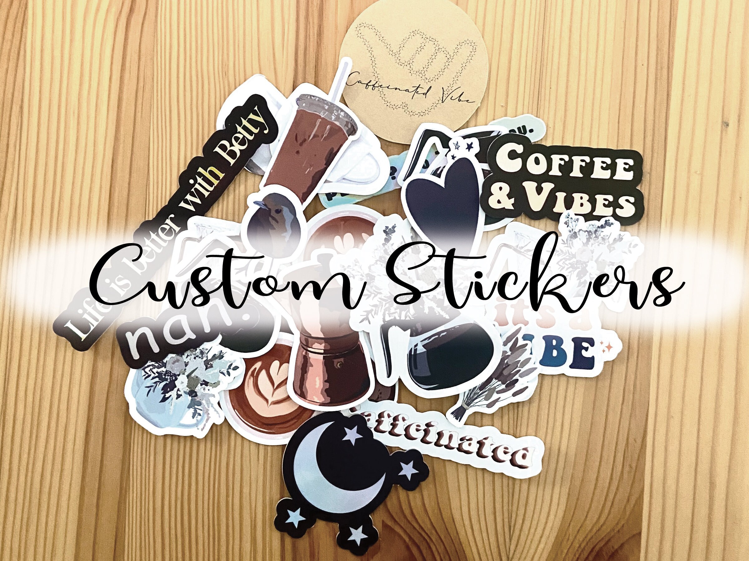 Custom Stickers Personalized Laptop Stickers Etsy
