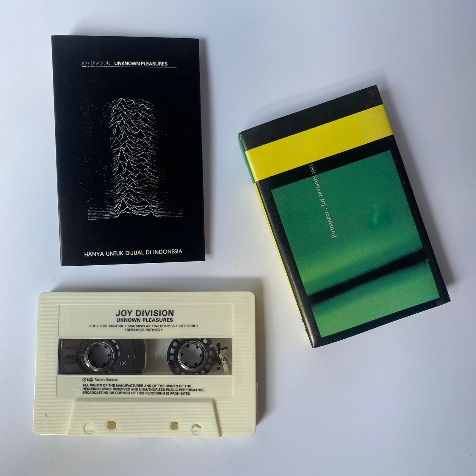 Joy Division - Unknown Pleasures Permanent - Audio Cassette Tape