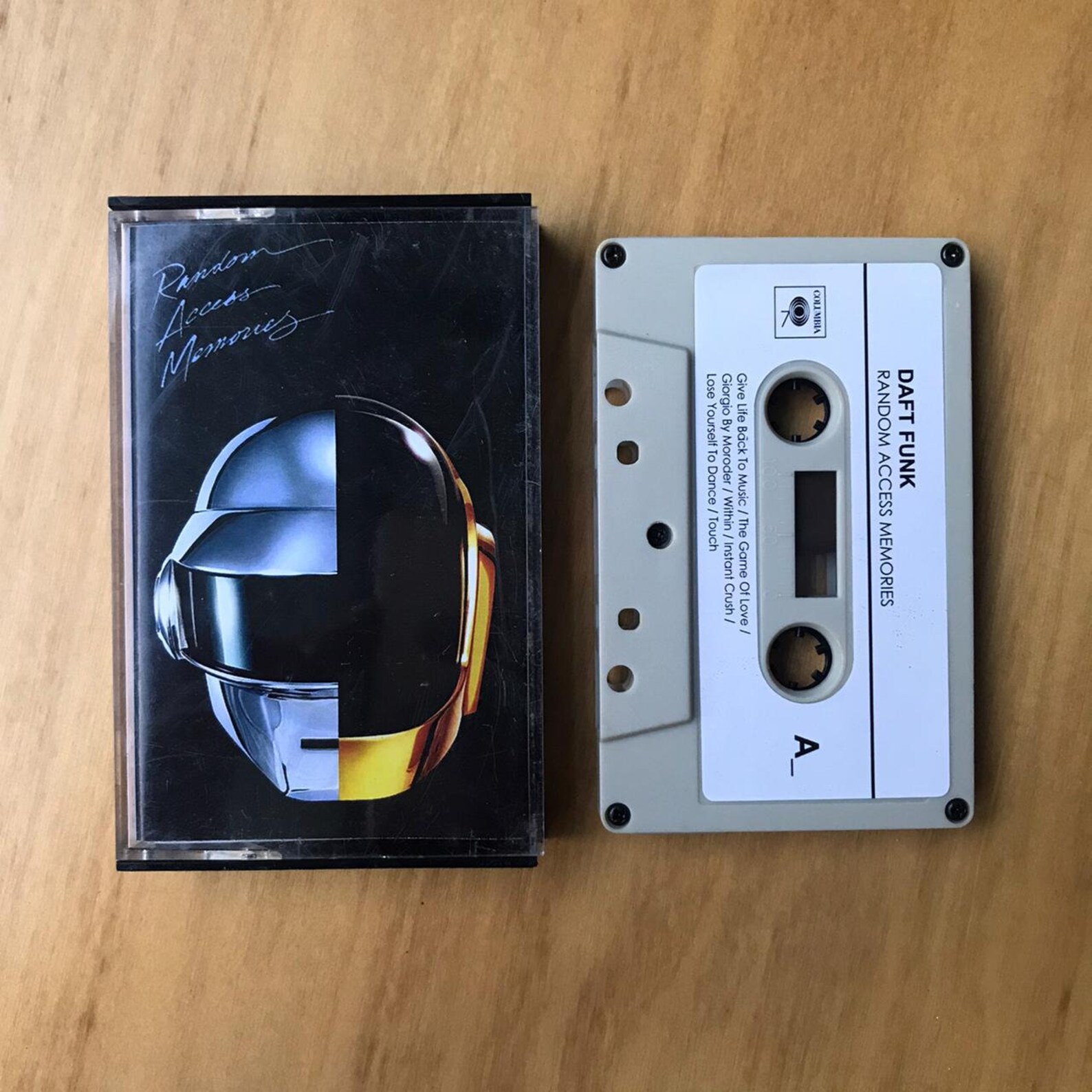 daft punk homework cassette tape