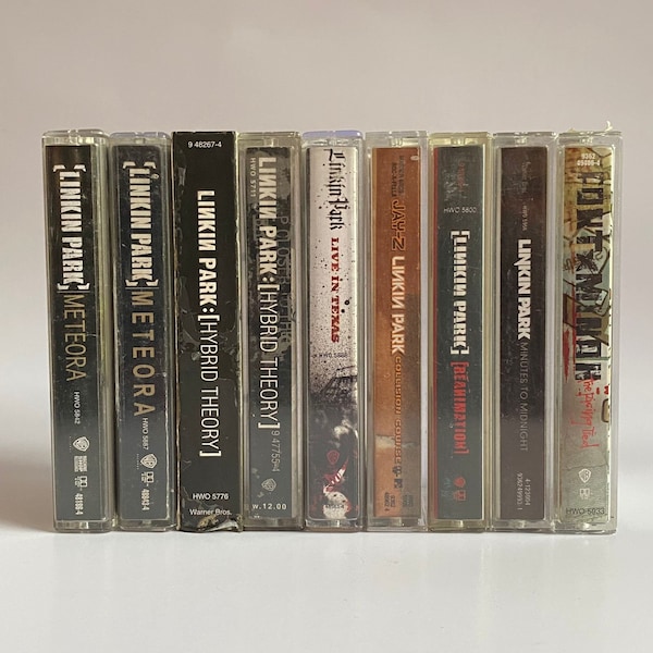 Linkin Park Fort Minor / Hybrid Theory Meteora Minutes To Midnight Live In Texas Reanimation Collision Course Rising Ted Audio Cassette Tape