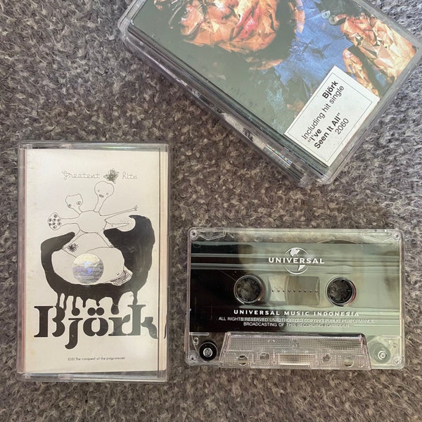 Bjork / Selmasongs Greatest Hits Medulla Vespertine - Audio Cassette Tape