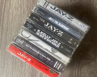 Jay-Z Jay-Z / Band 3 The Blueprint 2.1 The Dynasty Roc La Familia Black Album - Audio Cassette Tape