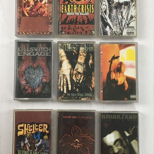 Brujeria Amen Earth Crisis Down The Sun Biohazard Shelter Killswitch Engage Machine Head    - Audio Cassette Tape