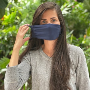 Face Mask - nylon spandex Mask - Washable Mask - Filter pocket - sport mask Mask - breath easy Mask- great for workout mask - MADE IN USA image 1