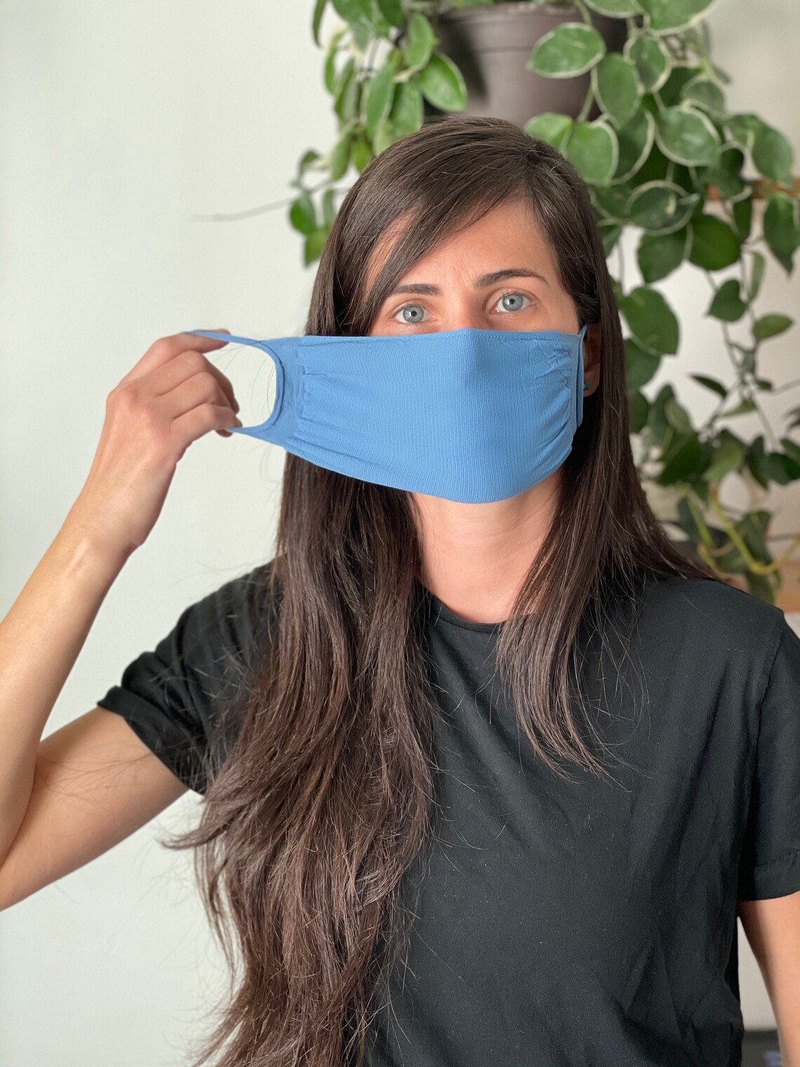 Face Mask nylon spandex Mask Washable Mask Filter pocket Etsy