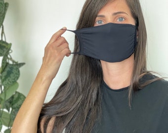 10 Pack Washable Nylon Spandex Ninja Face Masks, Made in USA