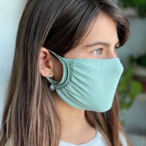 Face Mask - nylon spandex Mask - Washable Mask - Filter pocket - sport mask Mask - breath easy Mask- great for workout mask - MADE IN USA image 6