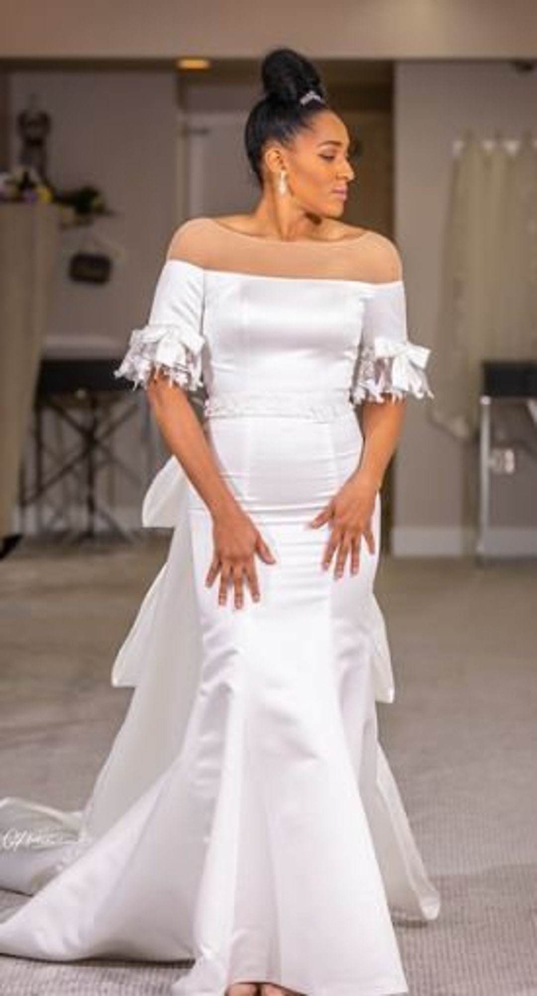 Sophia DB537-FK Francesca Kahleen Kimono Inspired Bridal - Etsy