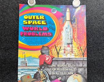 1970er Jahre Lehrerhilfe im Weltraum, Vintage-Lehrgeschenke-Kunstwerk, NASA-Souvenirs, Lehrgeschenke, Geschenke für Lehrer, Weltraum-Geschenke Kunstwerk