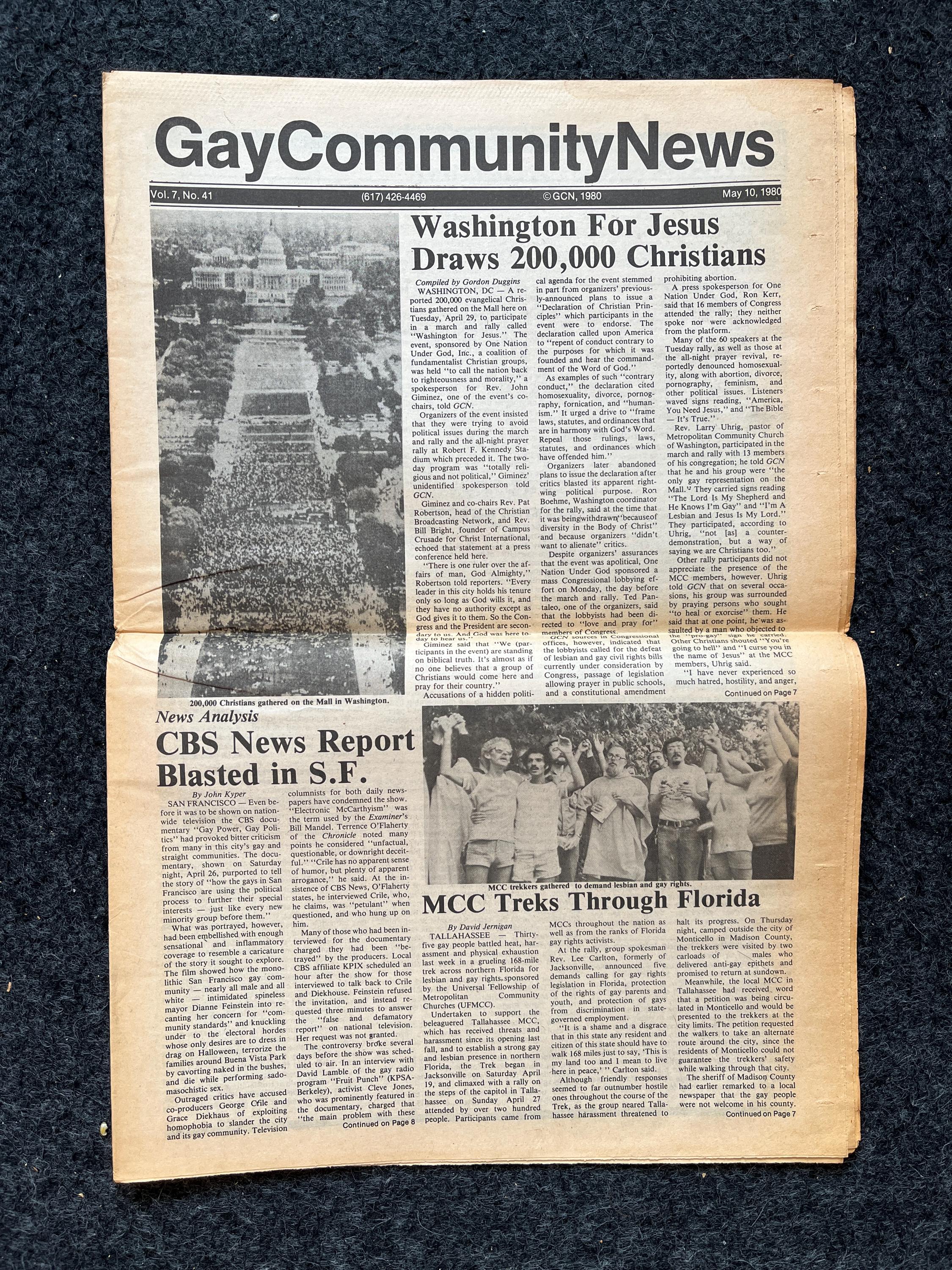 1980s LGBT Christian Newspaper, LGBTQIA Memorabilia, Queer Gifts