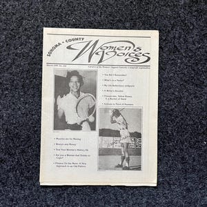 Vintage Y2K Feminist Newspaper, Womens Voice Third Wave Feminism, Gifts for Wife Mother, Feminist Gifts, Female Empowerment, Feminist Art