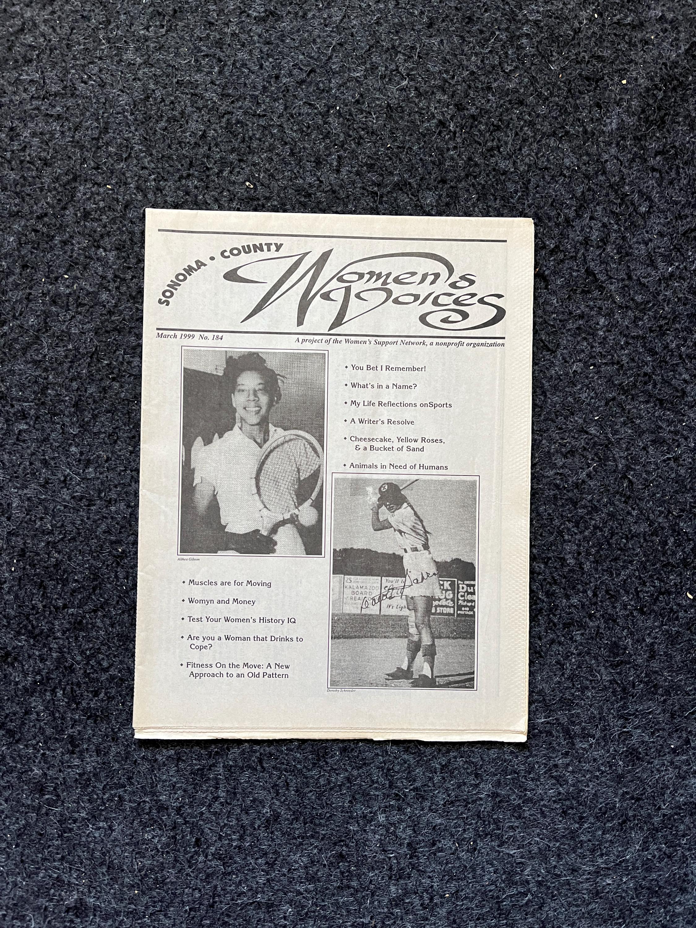 Vintage Y2K Feminist Newspaper, Womens Voice Third Wave Feminism, Gifts for Wife Mother, Feminist Gifts, Female Empowerment, Feminist Art