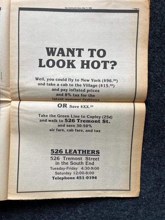 1980s LGBT Newspaper, LGBTQIA Memorabilia, Queer Gifts Artworks