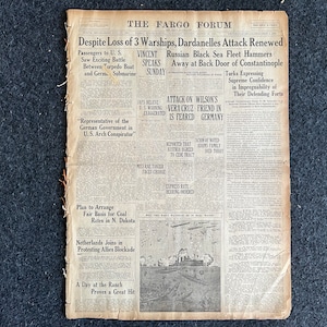 1915 Erster Gallipoli-Feldzug, Vintage-Erinnerungsstücke des Ersten Weltkriegs, Geschenke der amerikanischen US-Armee für Ehemann Ihn, europäische Geschichte Französisch-Deutsch