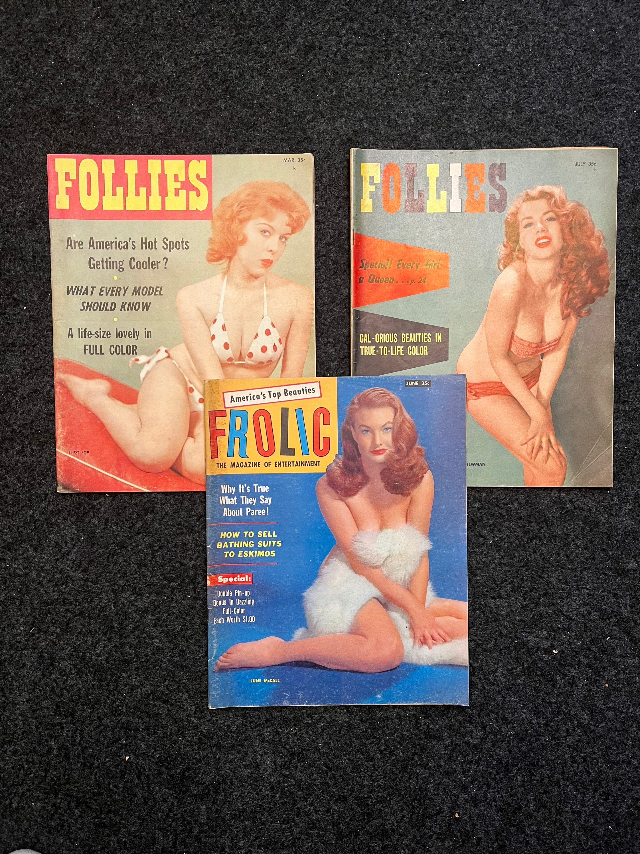 Original 1950 Adult Entertainment Magazines No Nudity - Etsy New Zealand