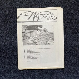 Vintage Y2K Feminist Newspaper, Womens Voice Third Wave Feminism, Gifts for Wife Mother, Feminist Gifts, Female Empowerment, Feminist Art
