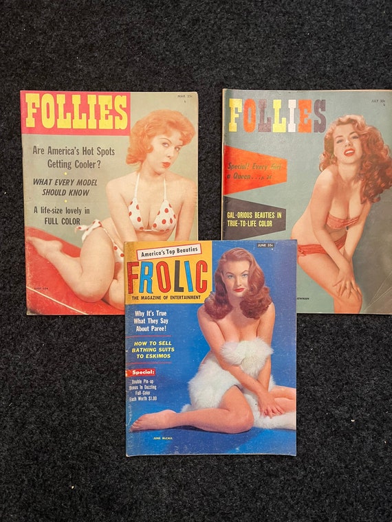 50s Porn Vintage Stuff - Original 1950 Adult Entertainment Magazines No Nudity - Etsy