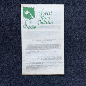 1960 Rosyjska ulotka propagandowa, sztuka komunistyczna w stylu vintage, dekoracja ścienna ZSRR, prezenty dla komunistów, sztuka rosyjska, sztuka zimnej wojny